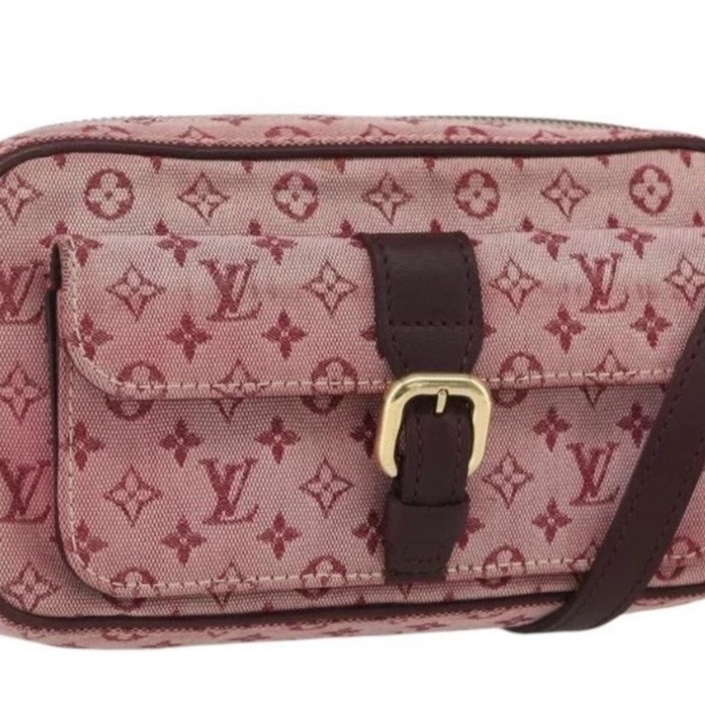 Louis Vuitton Rose Monogram Canvas Crossbody with Dark Brown Trim